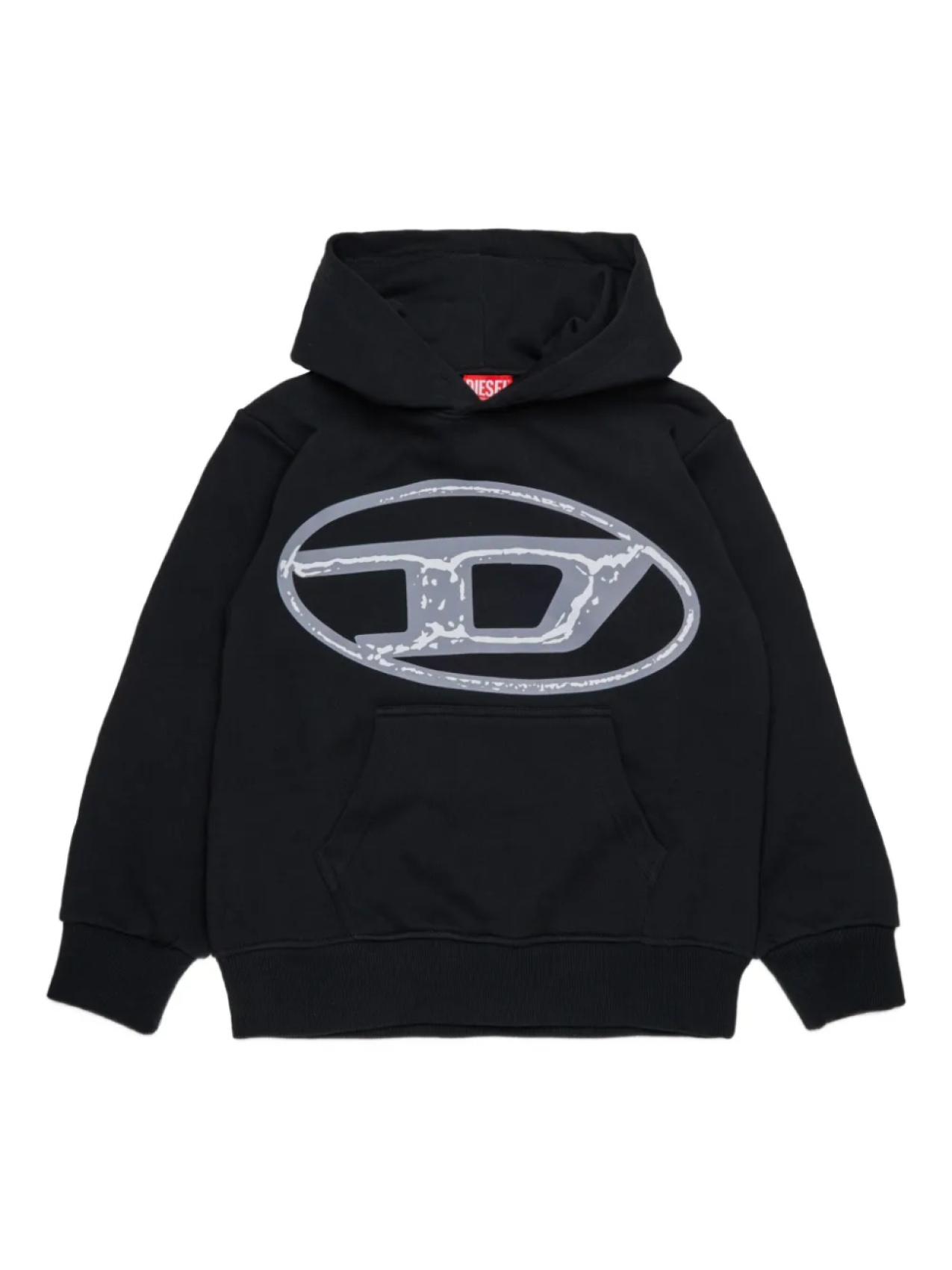 

Diesel Kids худи с логотипом, черный