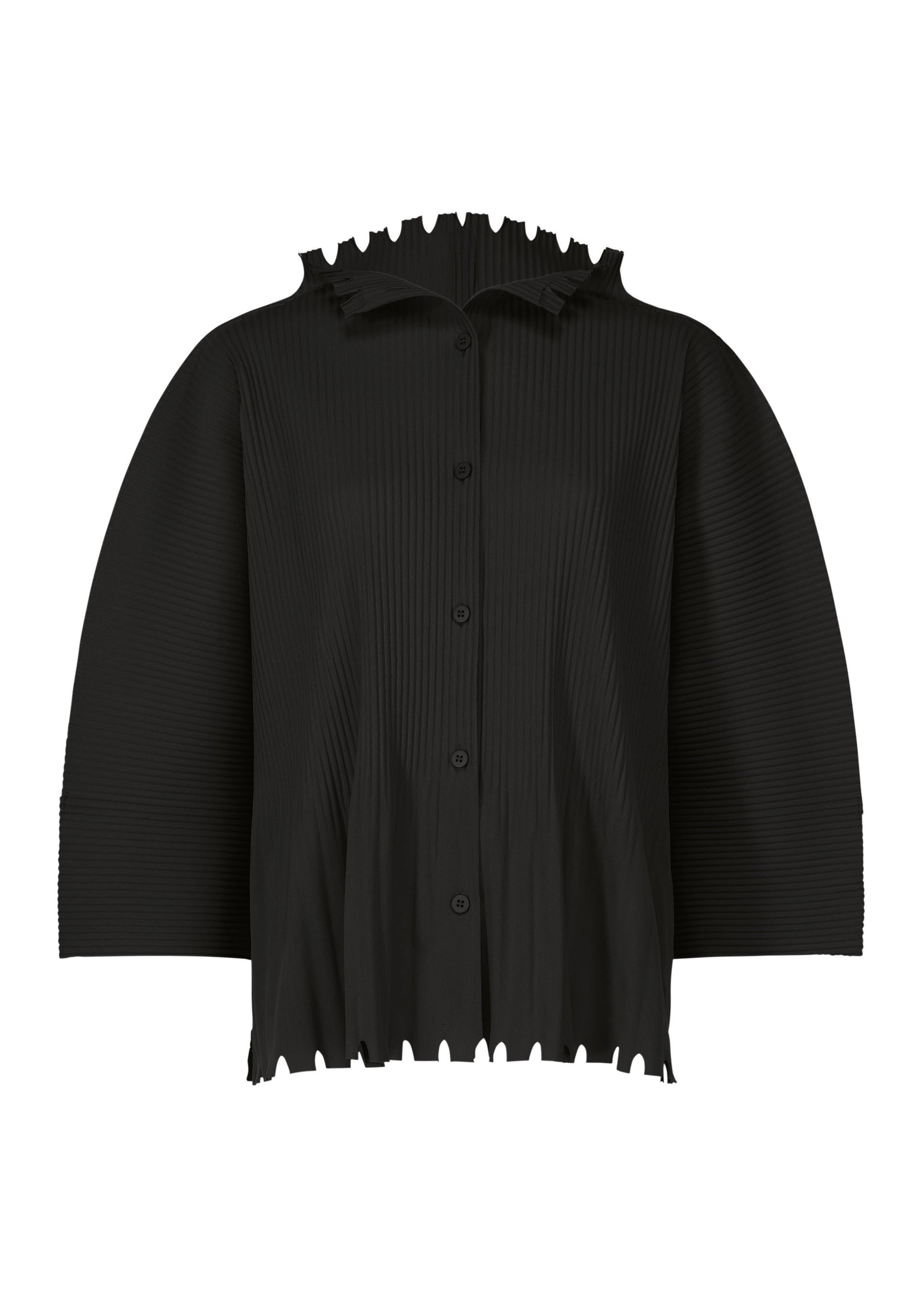 

Кардиган mellow fringe pleats Me Issey Miyake, черный