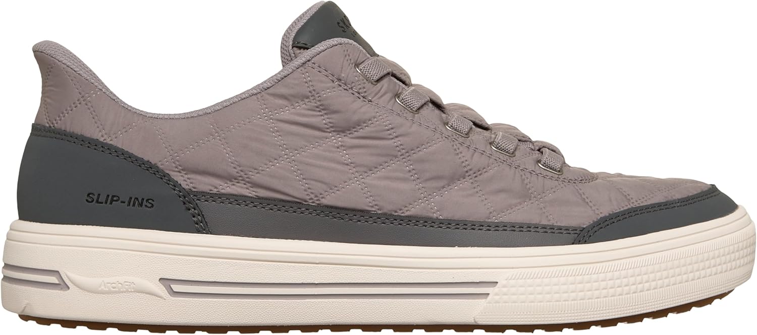 Мужские кроссовки Skechers Arch Fit Arcade-Charming Daze без застежек, серый — фото 4