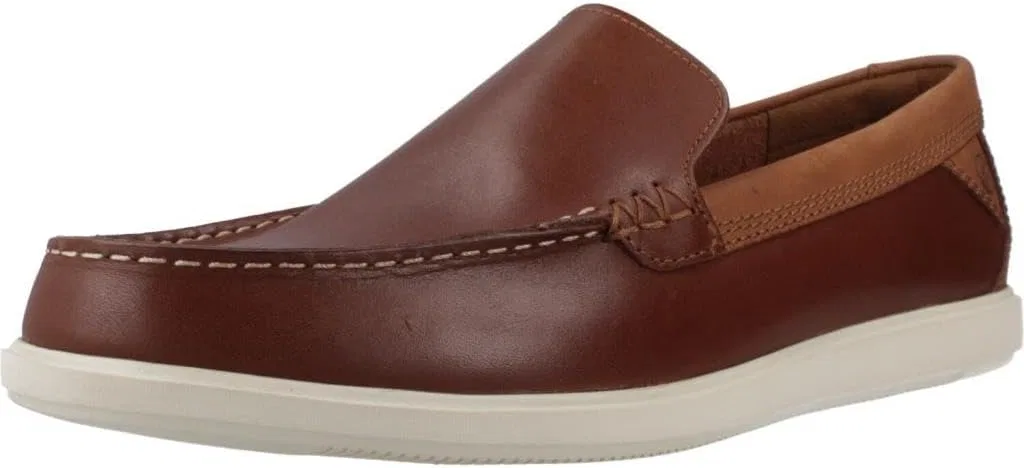 Мокасины-лоферы Clarks Herren Bratton, Navy Combi