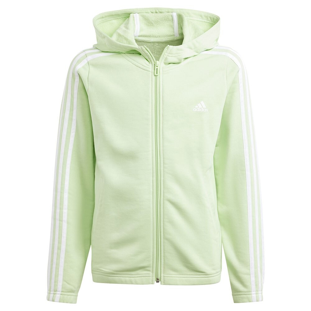 

Толстовка adidas Essentials 3 Stripes Full Zip, зеленый