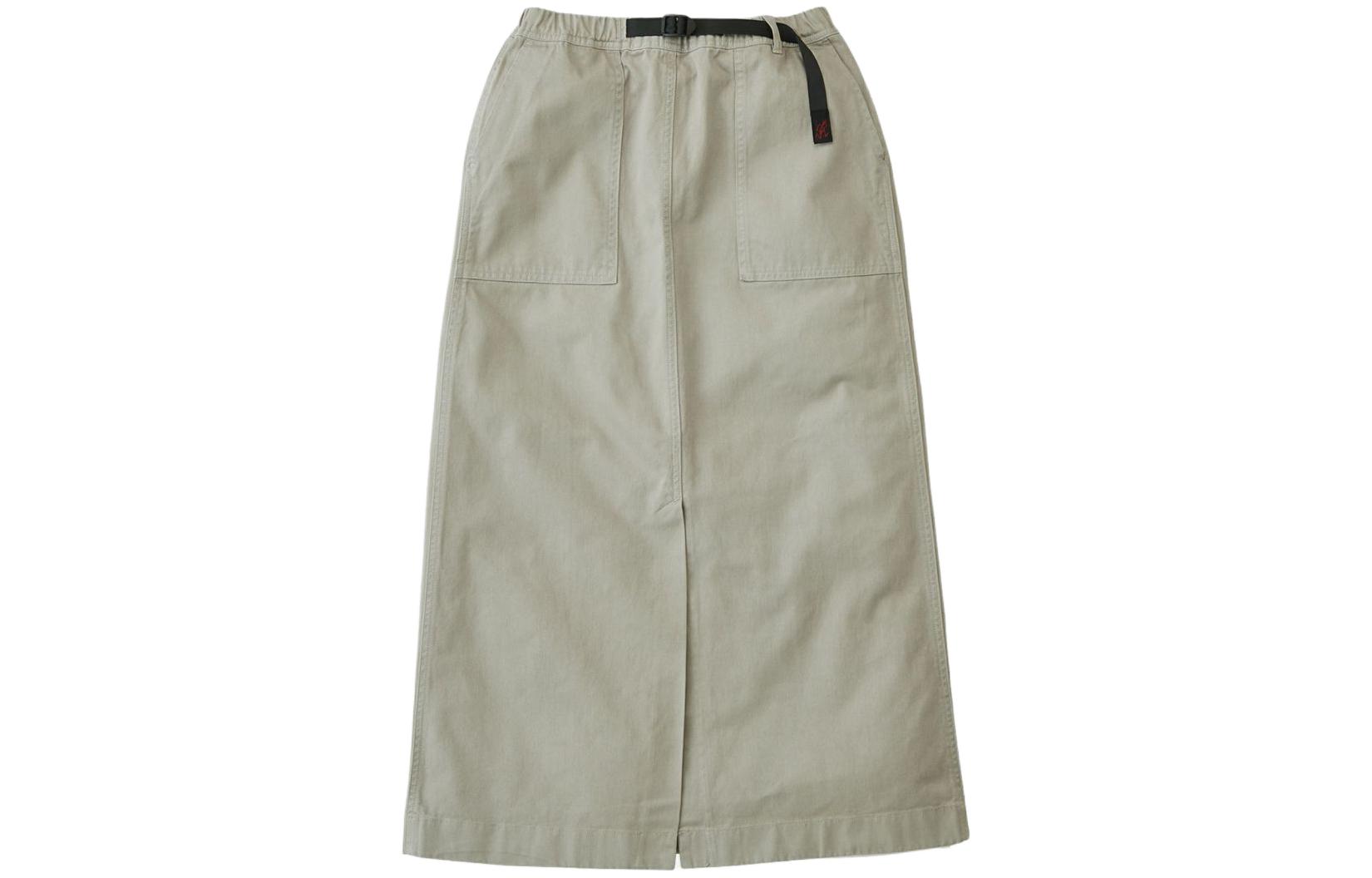 

Женская повседневная длинная юбка SS24 Gramicci, серо-бежевый