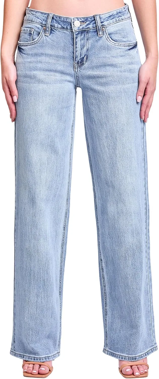 

YMI Women's Brittany Low Rise Wide Leg Jeans P025299