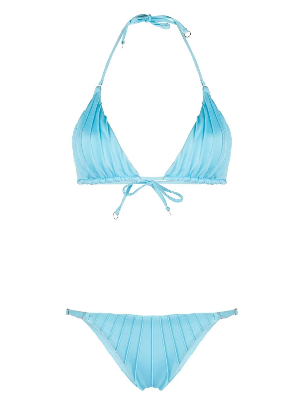 

Бикини со сборками Noire Swimwear, синий
