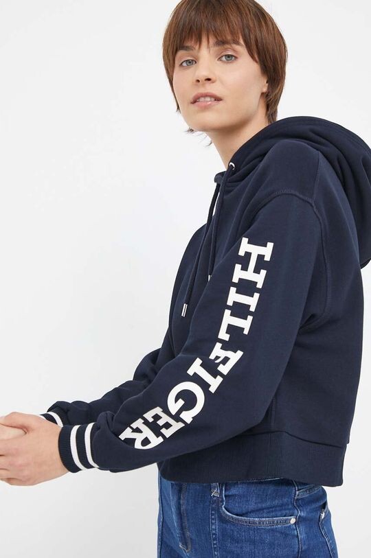 

Хлопковая толстовка Tommy Hilfiger, темно-синий
