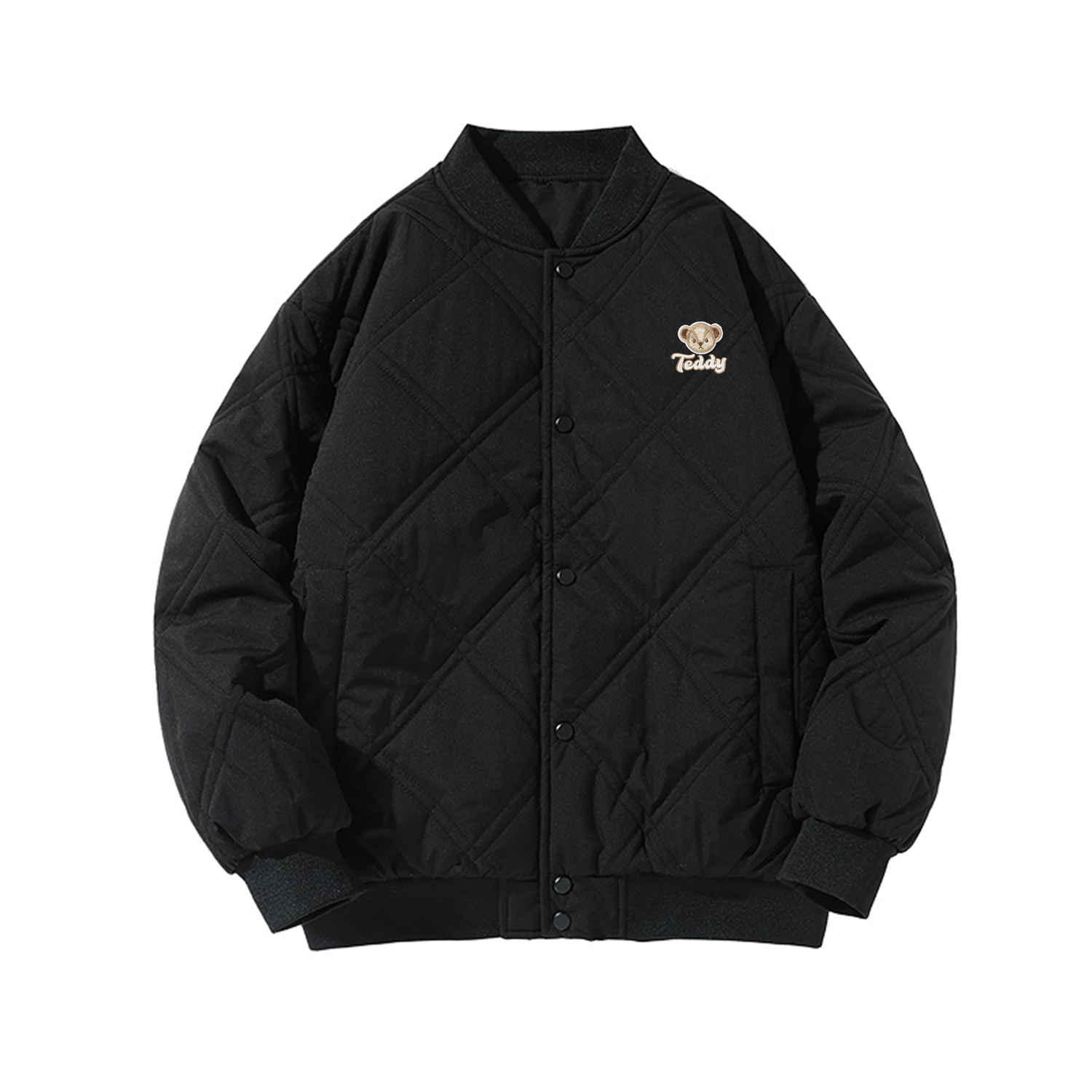 

Тедди колледж серия пуховик унисекс Teddy Bear Collection, черный