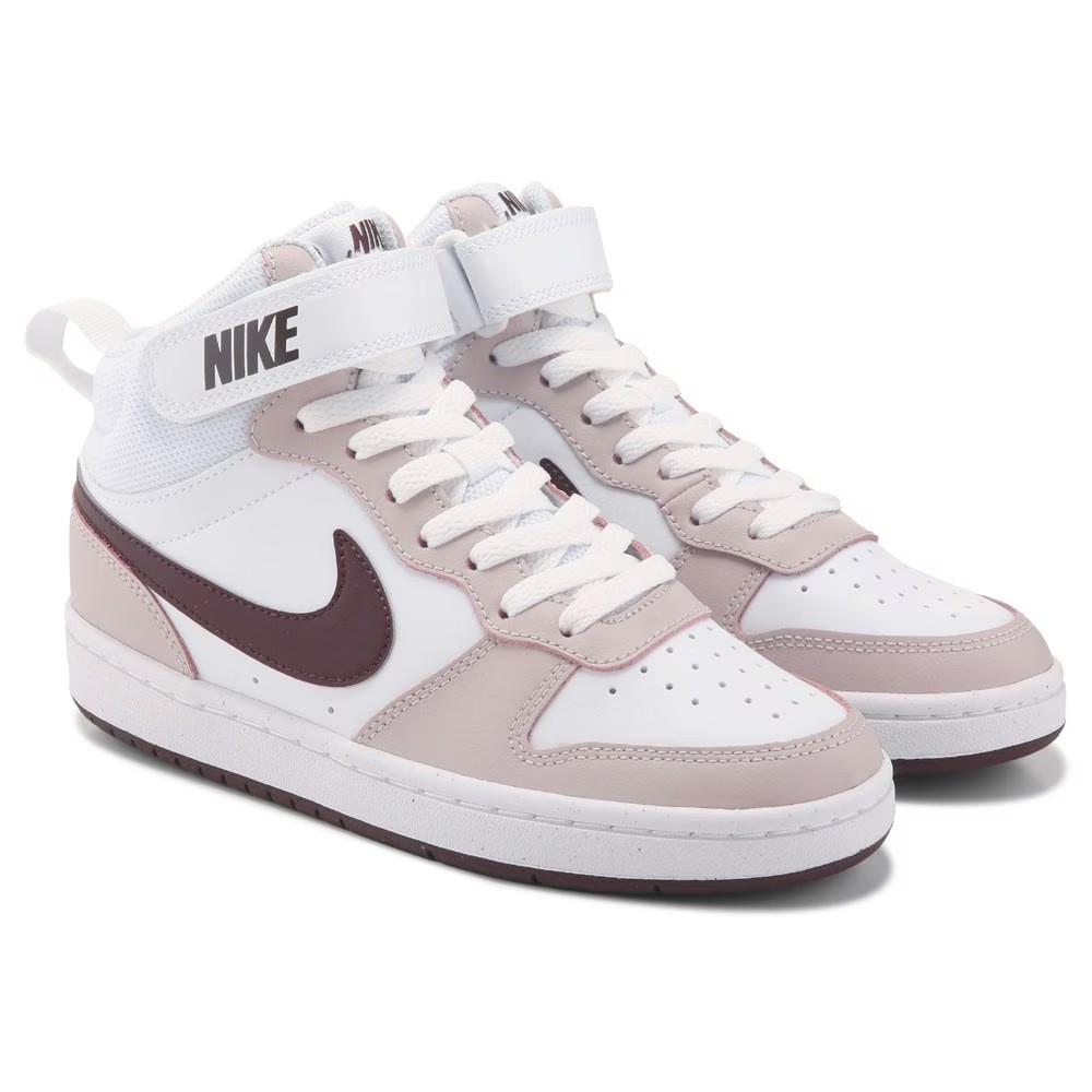 

Court borough 2 высокие кроссовки большой ребенок Nike, белый