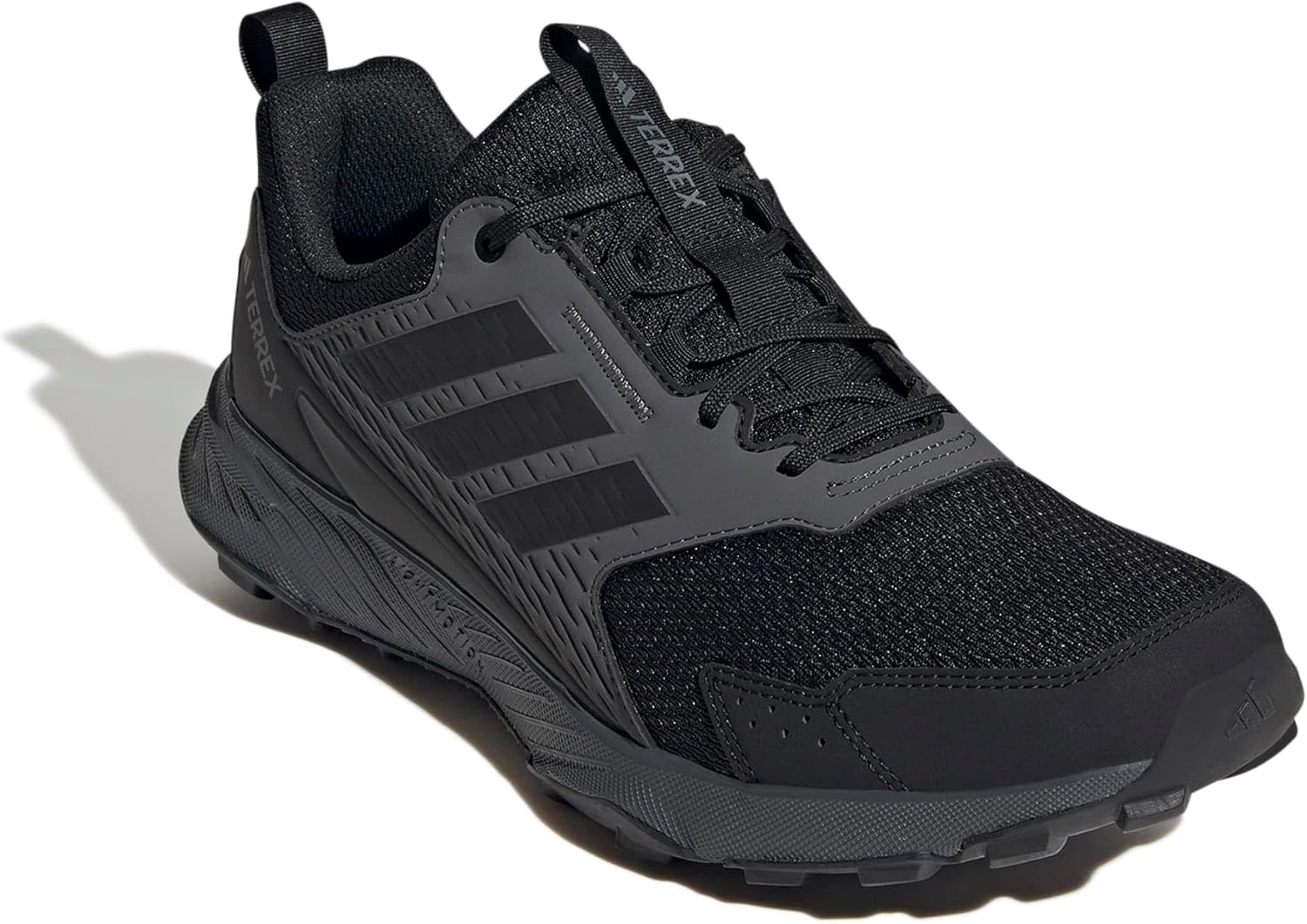 Мужские кроссовки Adidas Terrex Tracefinder для трейлраннинга, черный/серый — фото 4