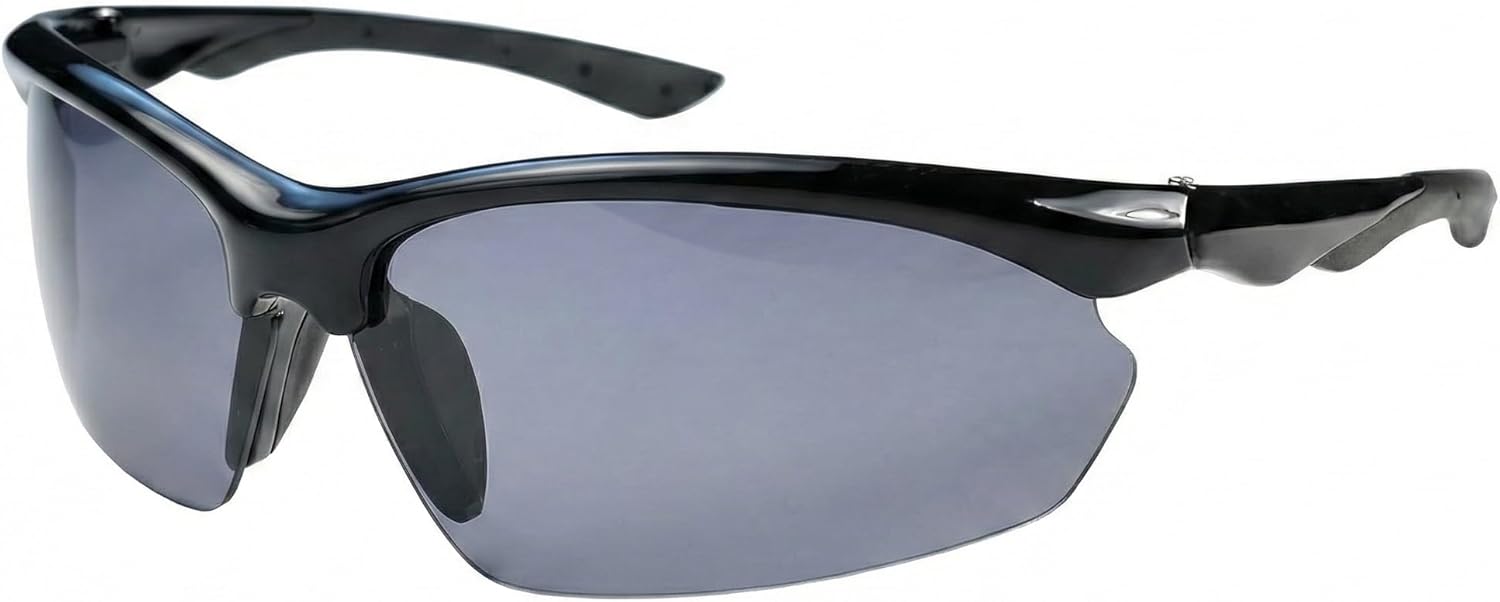 

Поляризованные спортивные солнцезащитные очки JiMarti P52 – легкие, с оправой из материала TR90 и защитой от УФ-излучения UV400, идеально подходят для бега, езды на велосипеде, рыбалки и гольфа, Black & Smoke