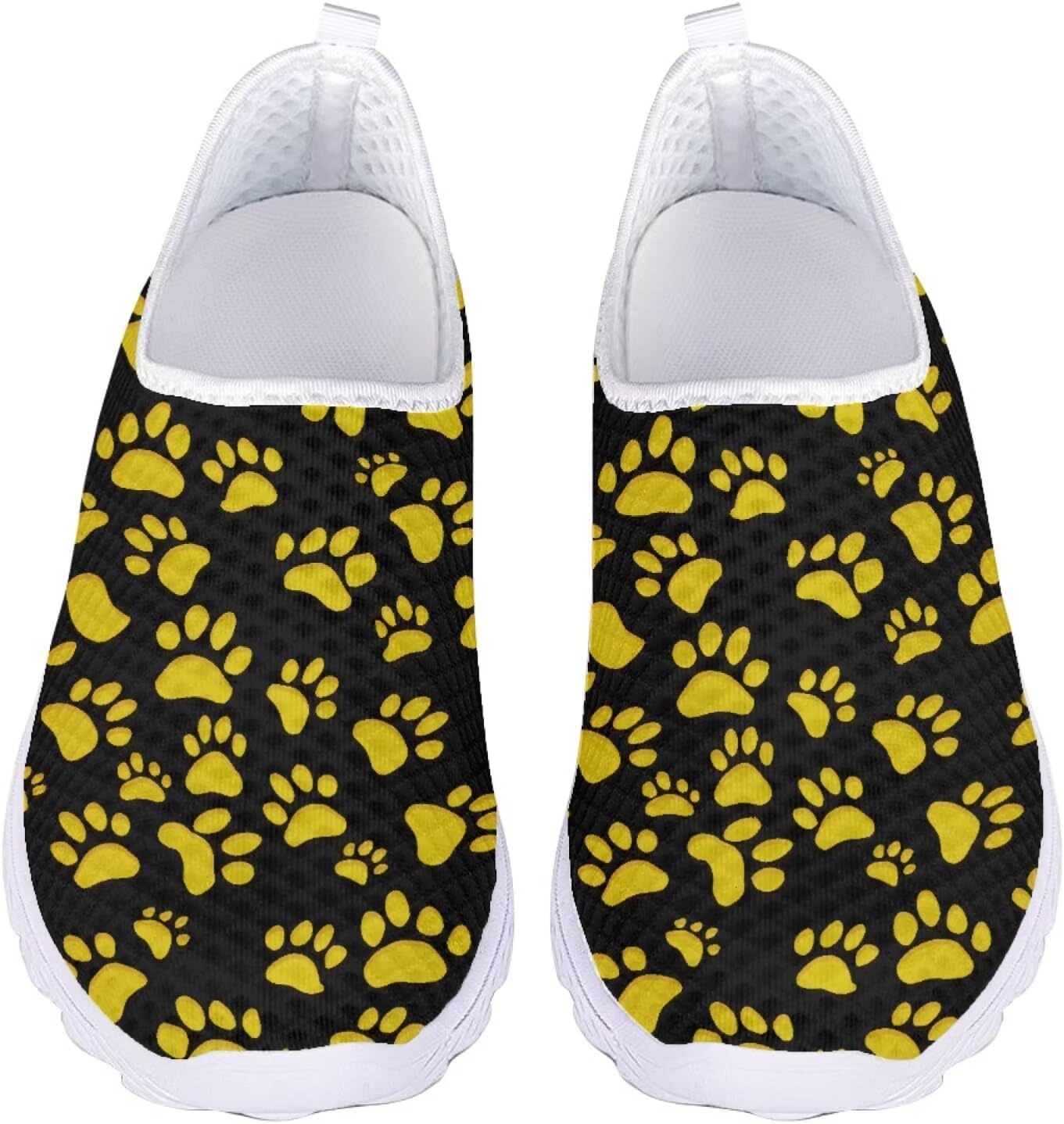 

Кроссовки Jeiento Cat Sheos для женщин и мужчин, слипоны, сетчатые, легкие, спортивная обувь, плоская подошва, широкий носок, обувь для ходьбы, Dog Paw