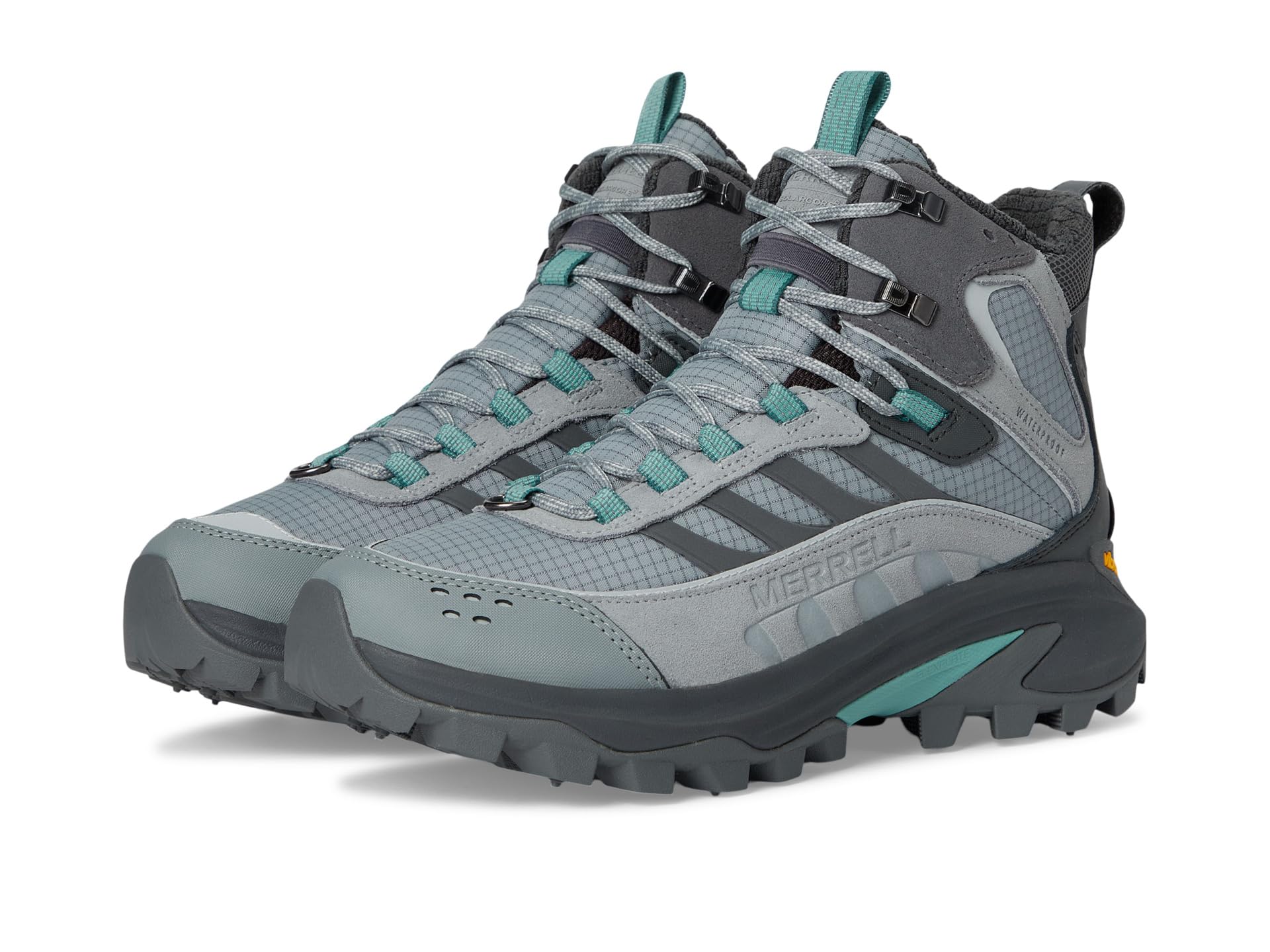 Ботинки женские Merrell Moab Speed 2 Thermo Mid спортивные водонепроницаемые, серо-голубой