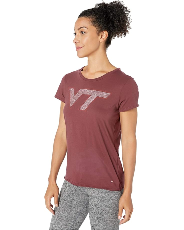 

Футболка '47 College Virginia Tech Hokies Fader Letter Tee, цвет Maroon