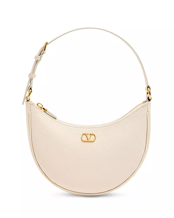 

Миниатюрная сумка-хобо с логотипом Vlogo Valentino Garavani, белый