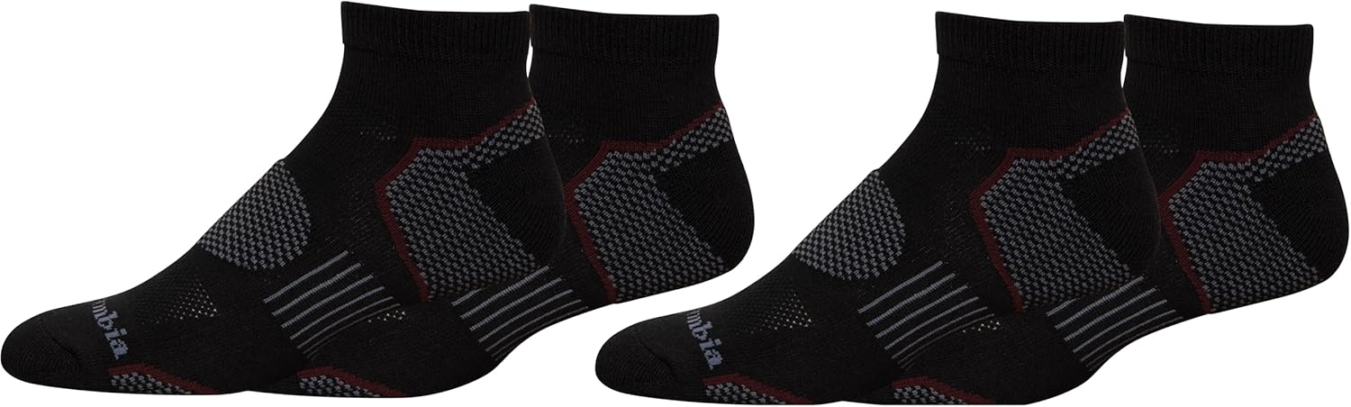 

Columbia мужские носки Low Cut Balance Point (4 пары), Black