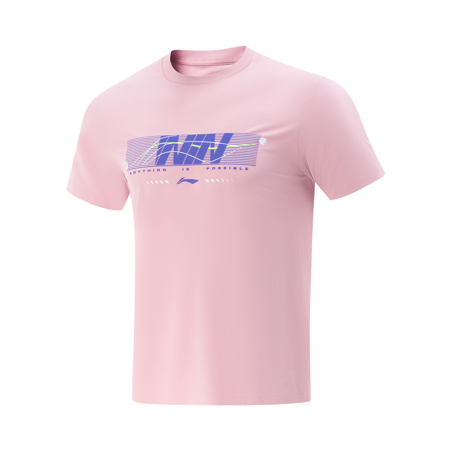 

LINING Футболка для настольного тенниса Unisex Sheer Pink, Розовый, LINING Футболка для настольного тенниса Unisex Sheer Pink