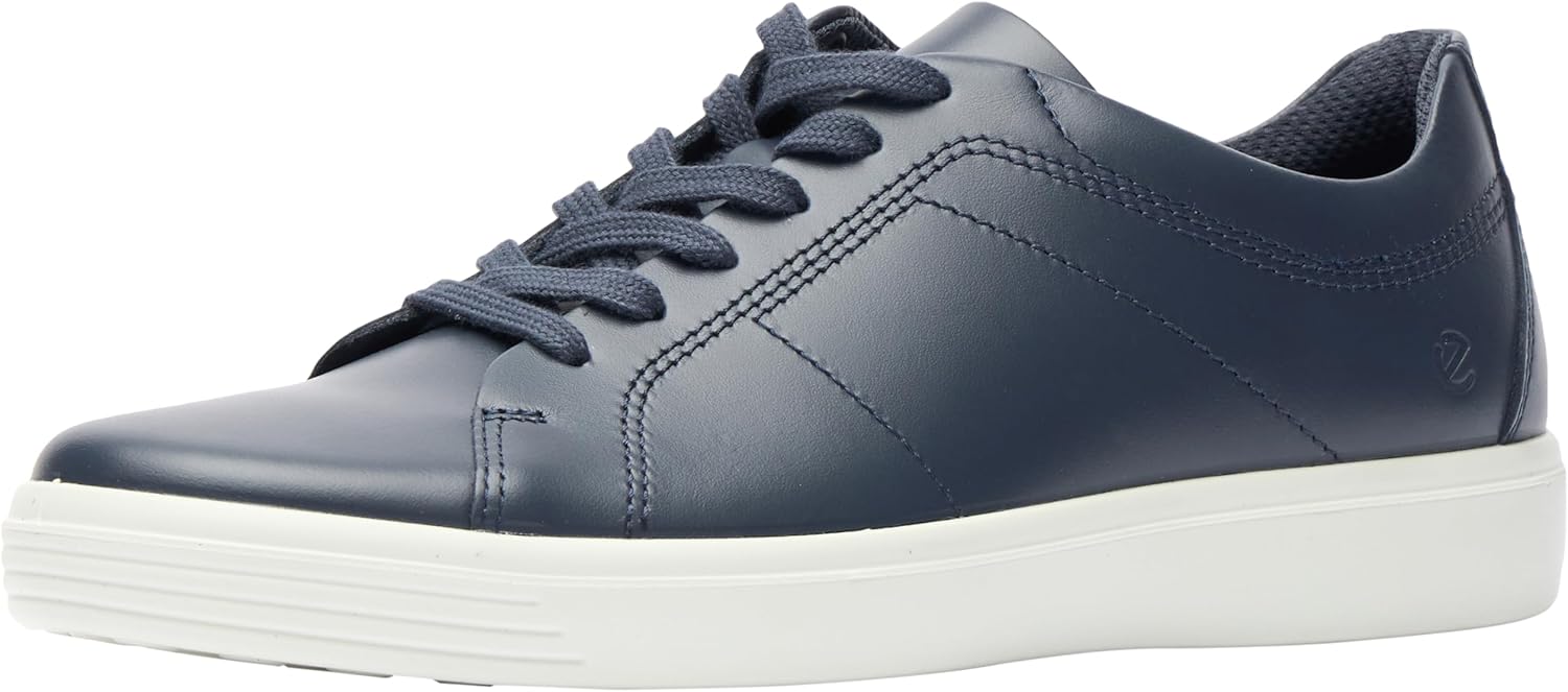 

Классические мужские кроссовки ECCO из натуральной кожи, мужские повседневные кроссовки, темно-синий