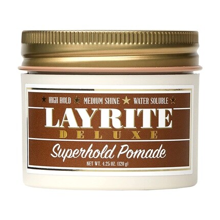 

Superhold Pomade 120G Сильная фиксация Водорастворимая средний блеск, Layrite