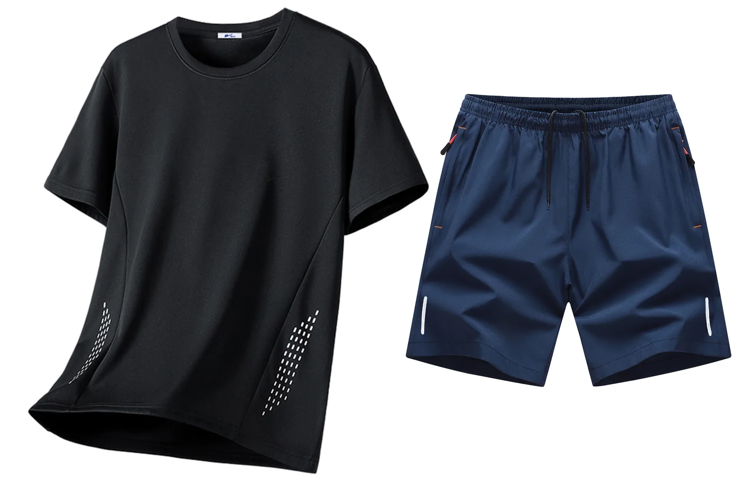 Коллекция "Riding The Wind" спортивная одежда унисекс WARRIOR, 821 Black+890 Blue (Clothing Sets)