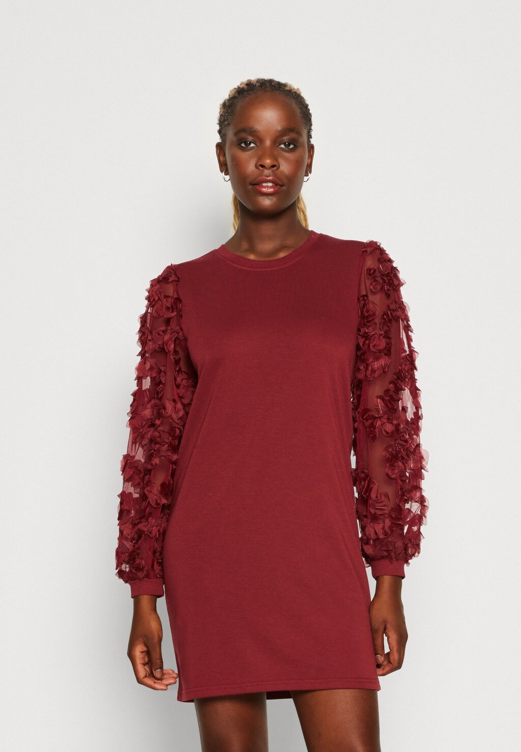 

Коктейльное платье JDYFAIRVIEW DRESS JDY, темно-красный