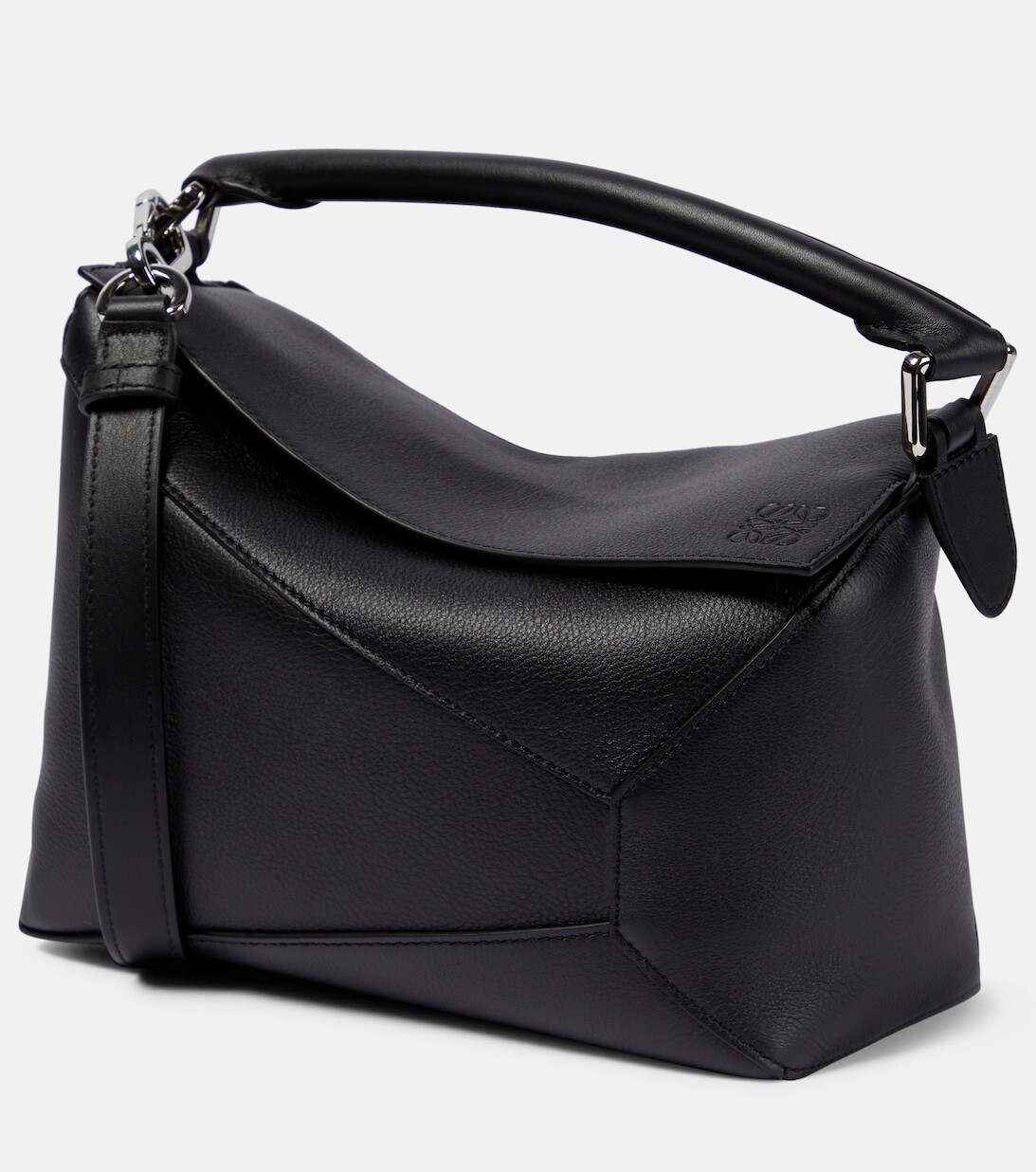 

Кожаная сумка через плечо Puzzle Edge Loewe, черный