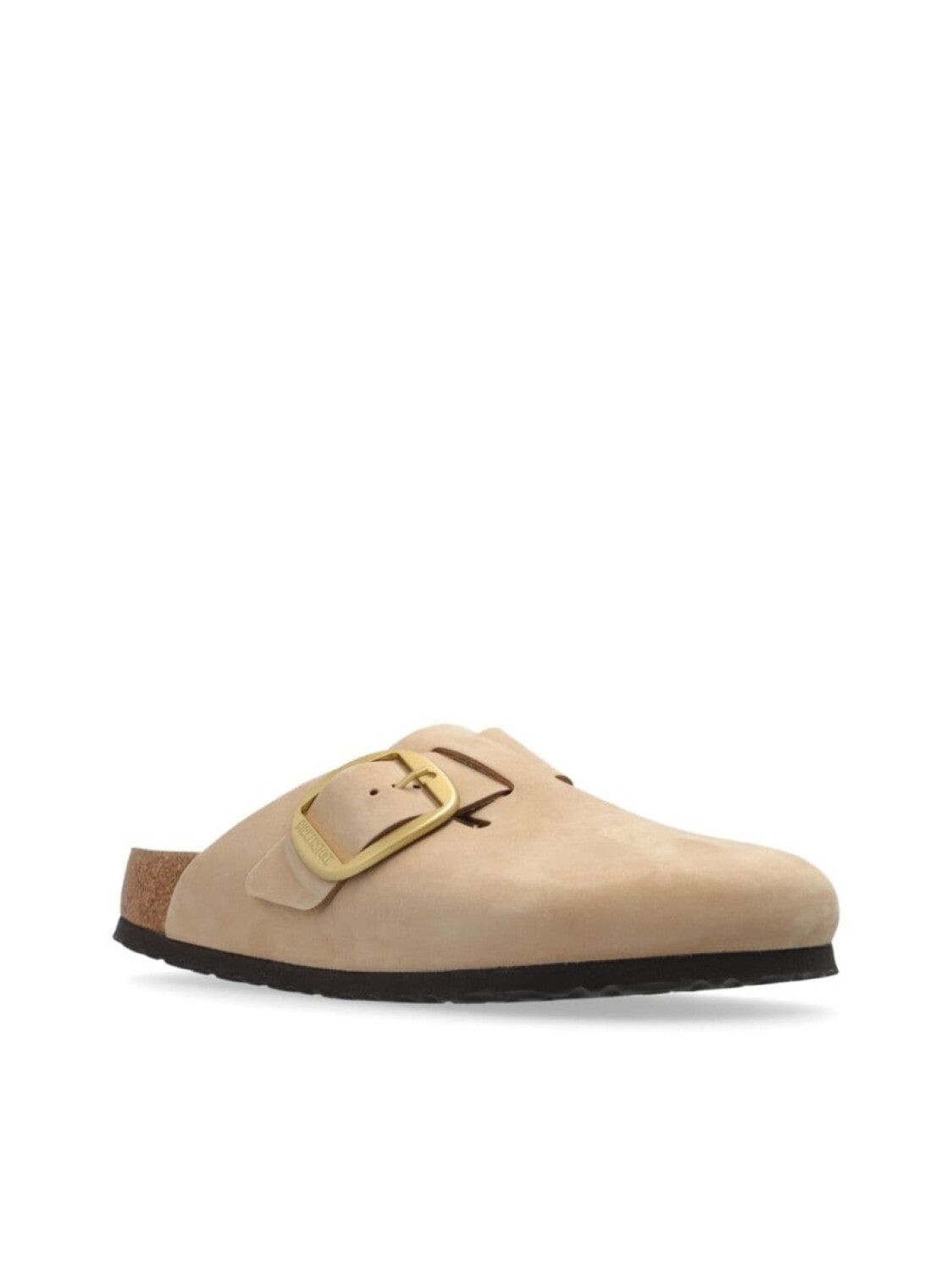 Birkenstock кожаные сандалии с пряжками, нейтральный цвет — фото 4