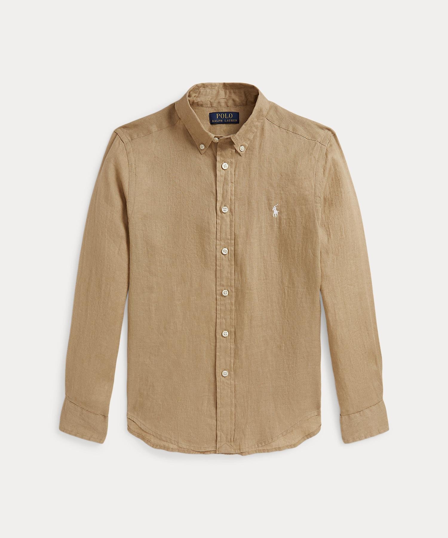 Льняная рубашка (Для мальчиков 8-20 лет) Polo Ralph Lauren, 260 Brown