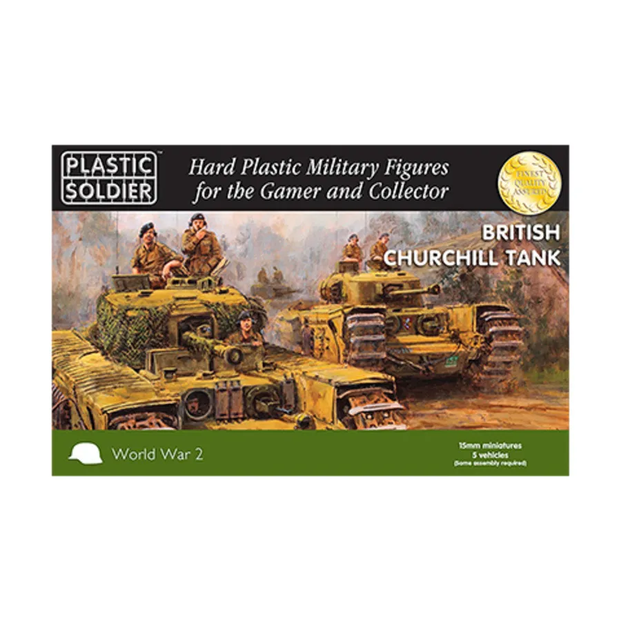 

Черчилль Танк, WWII Miniatures - British (15mm)
