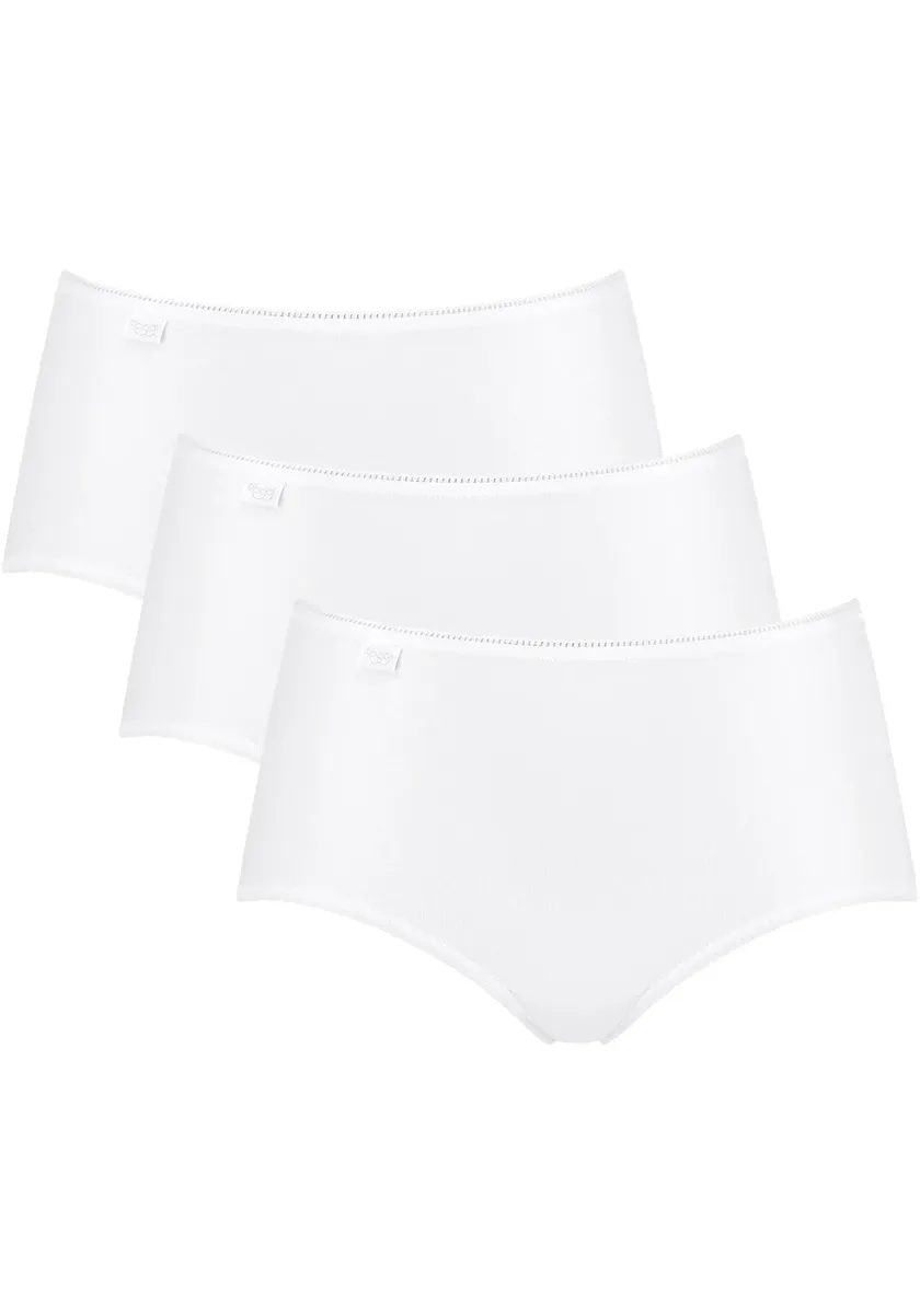 

Трусики sloggi "24/7 Microfibre Midi C3P" (упаковка, 3 шт.), из мягкой микрофибры, белый