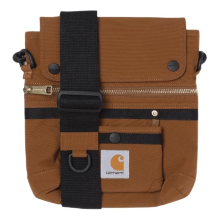 

Carhartt WIP Нейлоновая кроссбоди сумка через плечо унисекс кофе, Coffee