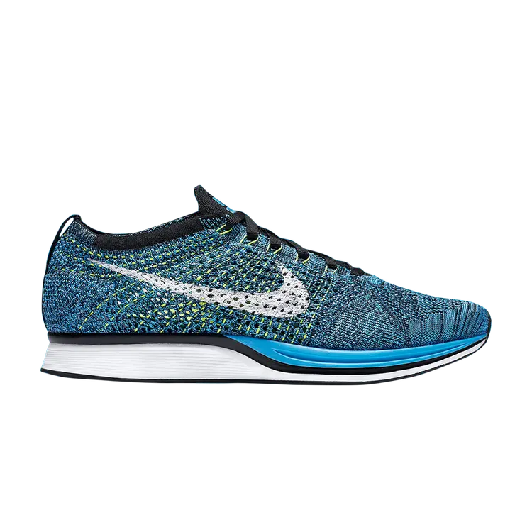 

Кроссовки Nike Flyknit Racer 'Blue Glow', синий