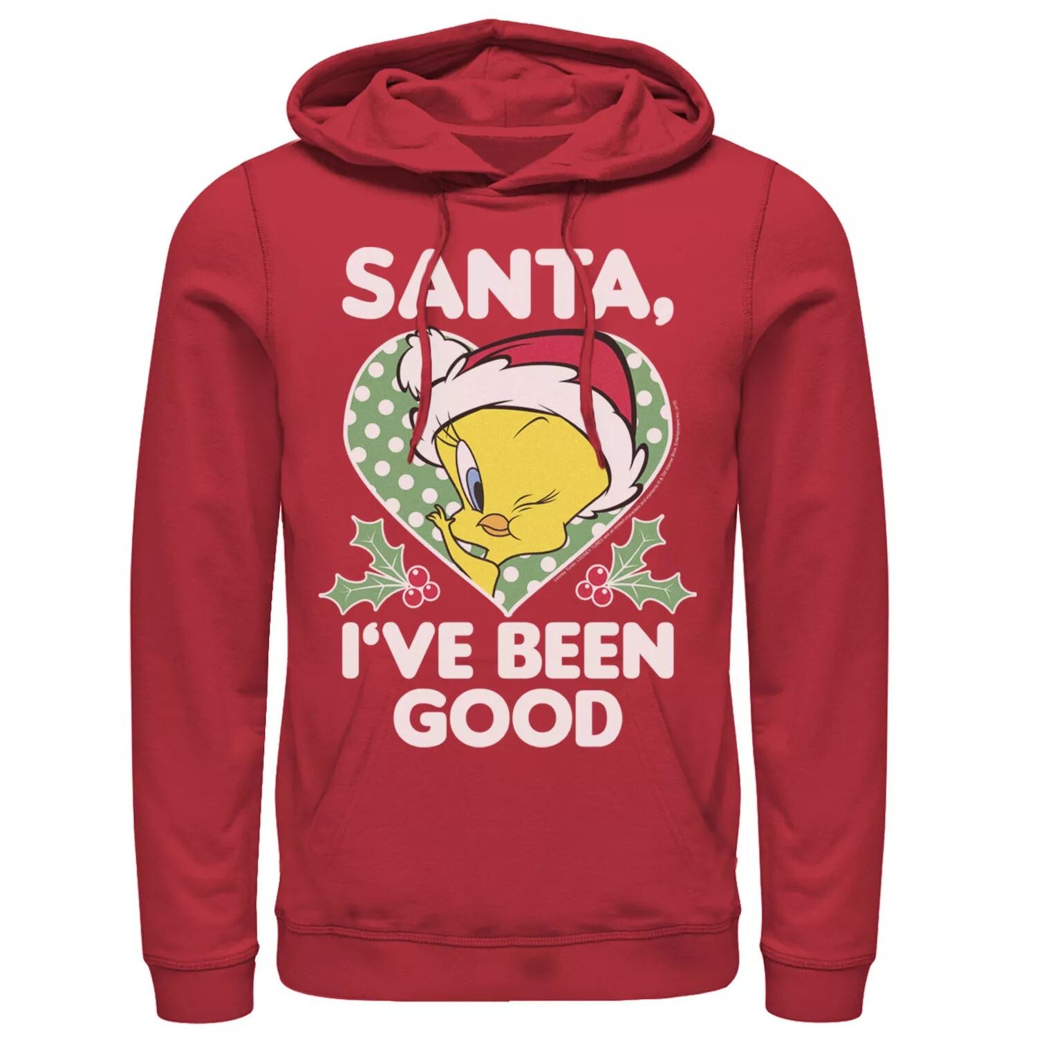 

Мужская толстовка с капюшоном Looney Tunes Christmas Tweety Santa I've Been Good Licensed Character