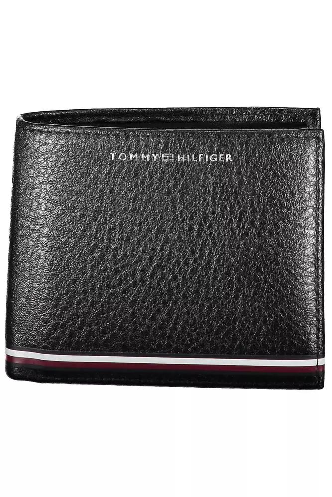 

Мужской кожаный кошелек Tommy Hilfiger, черный