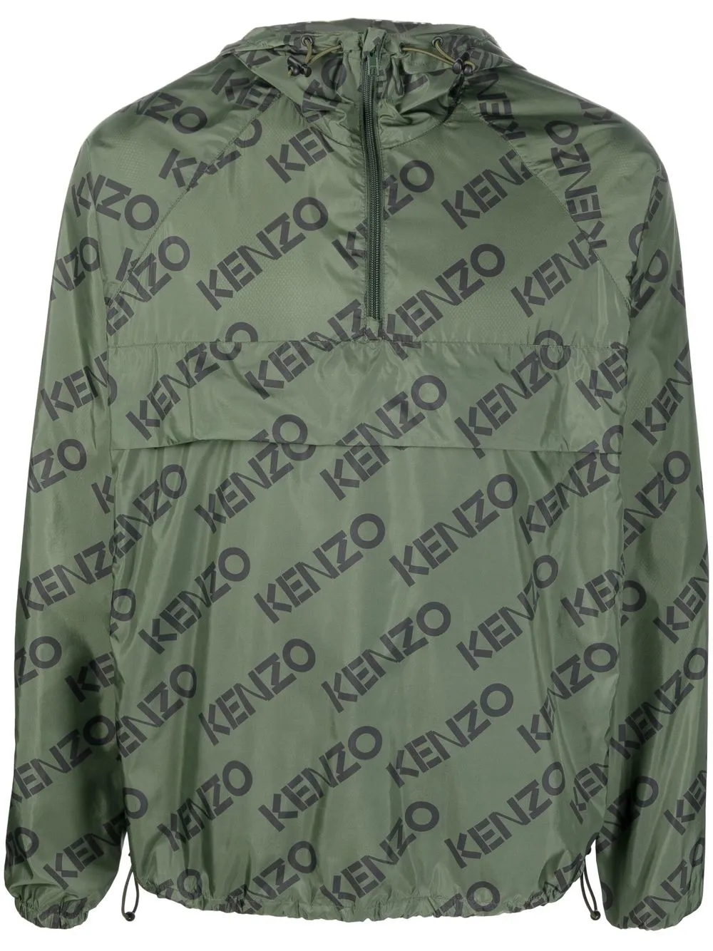 

Куртка с капюшоном и логотипом KENZO, зеленый