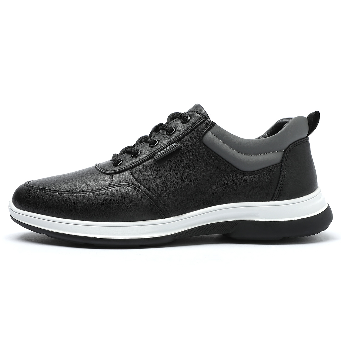 

Mulinsen Износостойкие и легкие мужские низкие кеды Casual Black, цвет Black
