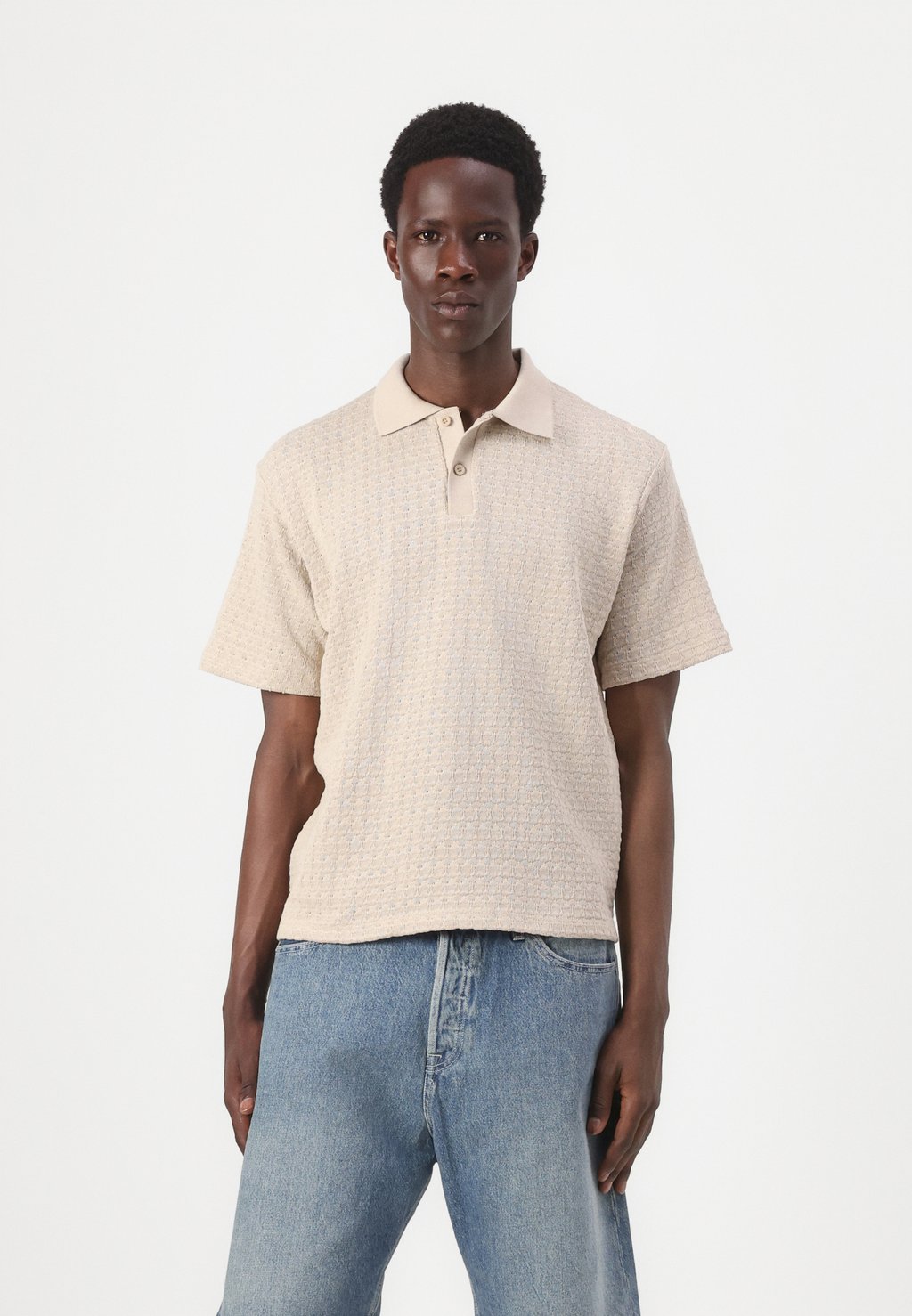 

Рубашка поло JPRKINSLEY Jack & Jones PREMIUM, бежевый