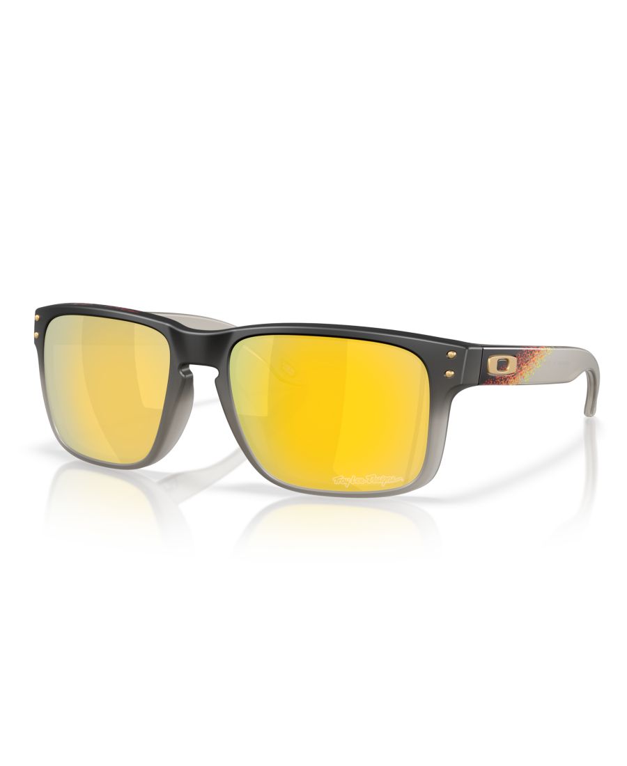 

Мужские поляризованные солнцезащитные очки Holbrook Troy Lee Designs Series, OO9102 Oakley, Troy Lee Designs Black Fade