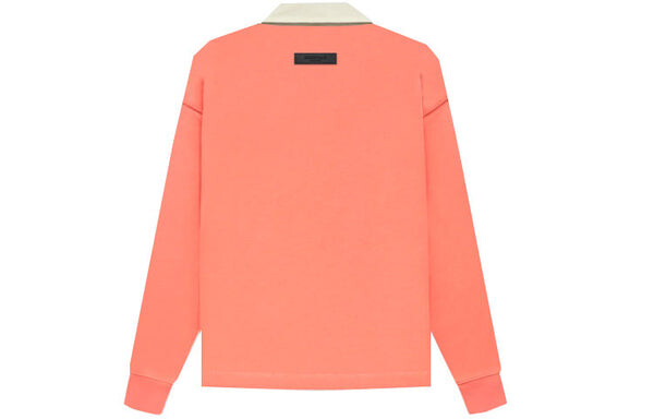 Рубашка поло fw22 1977 henley rugby polo 'coral' Fear Of God Essentials, оранжевый — фото 2