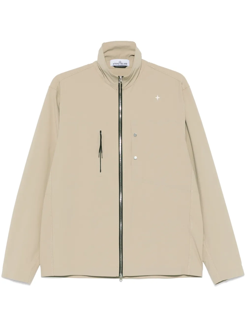 

Рубашка с вышитым логотипом Stone Island, коричневый