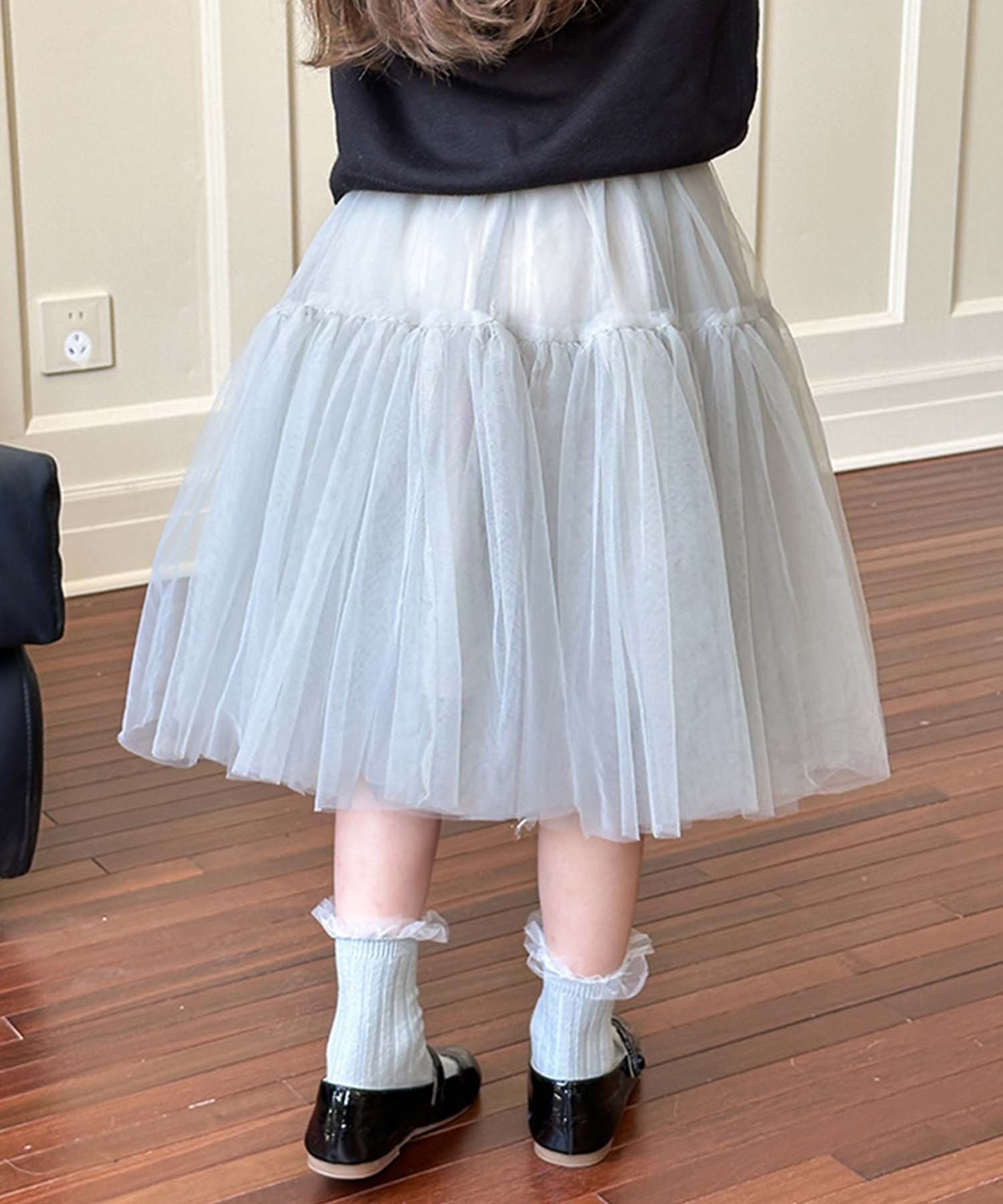 Юбка из тюля Aimoha Kids, gray — фото 4