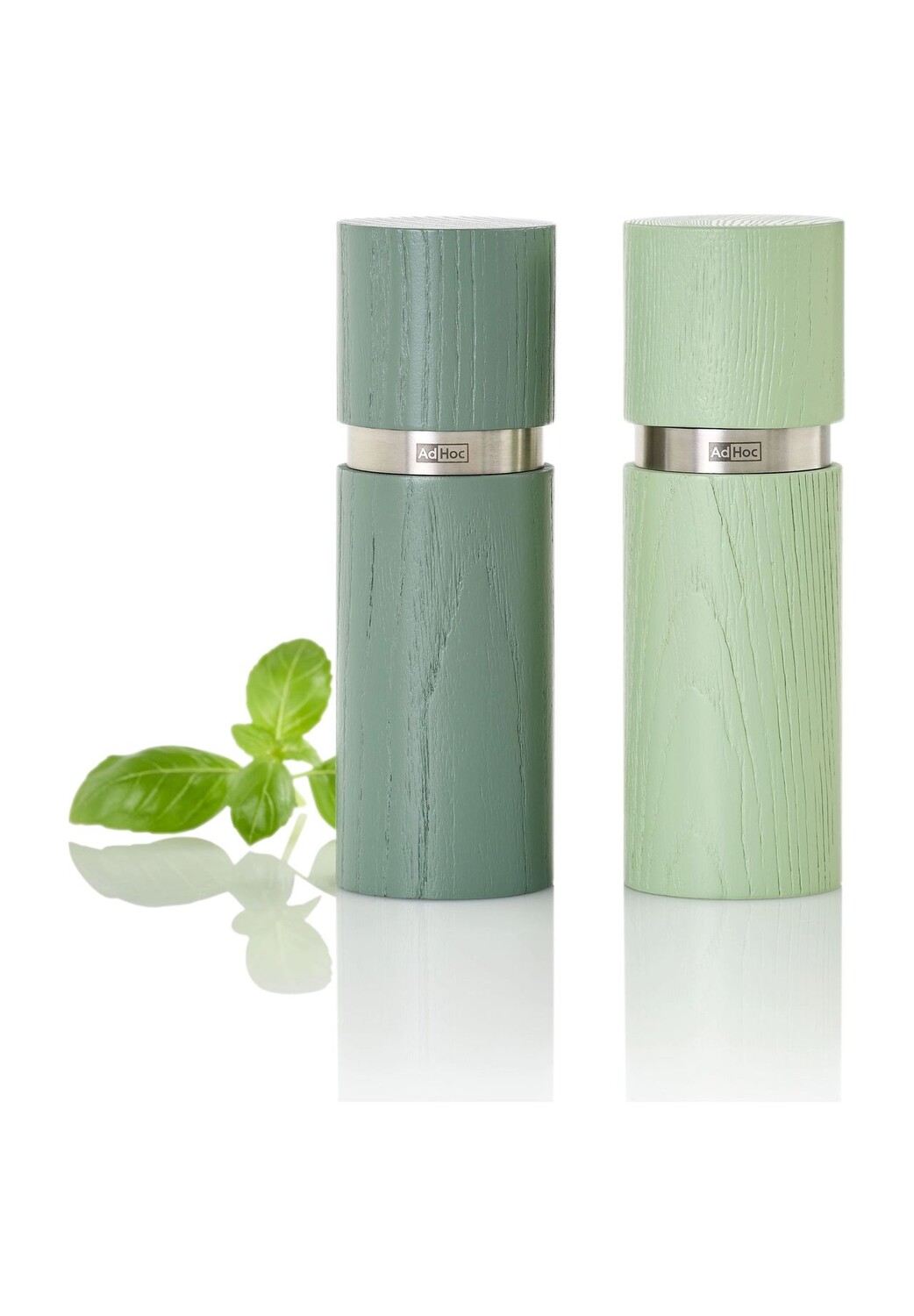 

Набор мельниц для перца и соли, 2 шт Adhoc, dark&light green