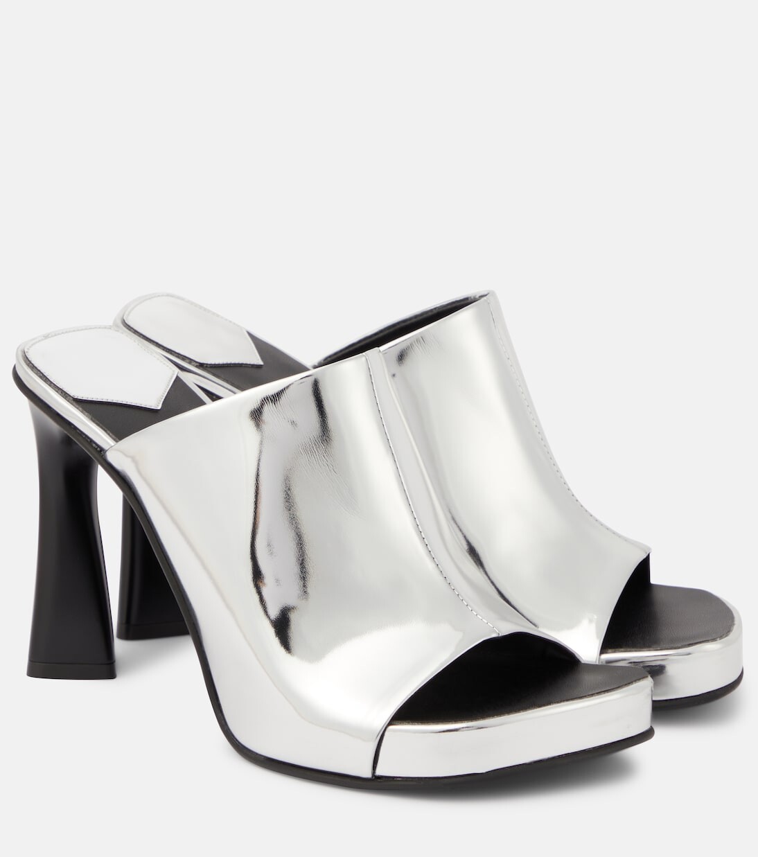 Босоножки elsa из искусственной кожи с зеркалом Stella Mccartney, красный