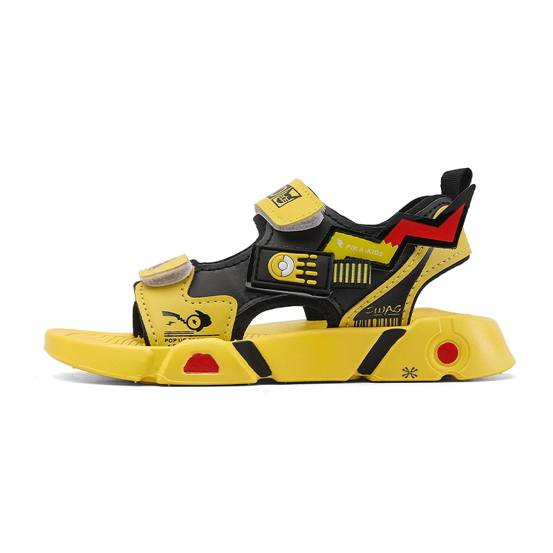 

Сандалии детские с амортизацией YUZHAOLIN, черный/желтый