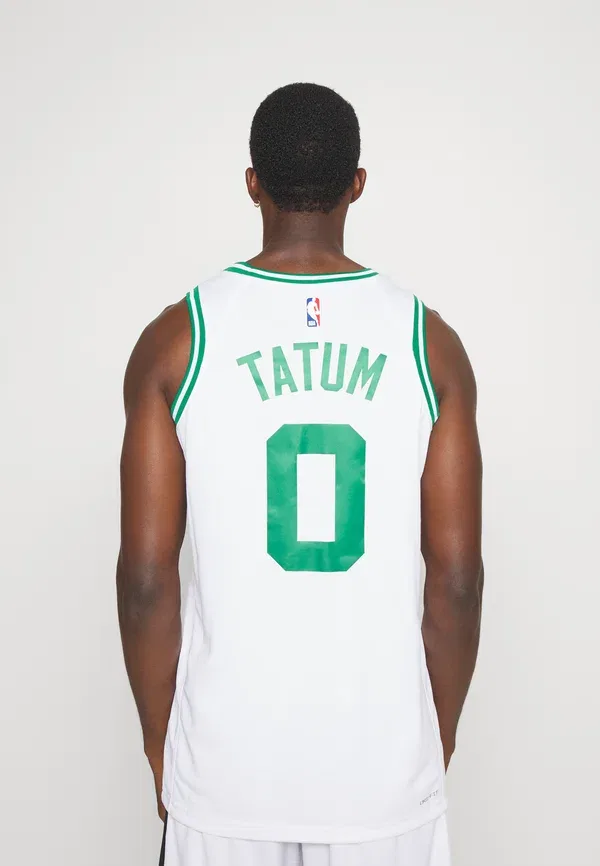 Футболка Boston Celtics Jayson Tatum Club Wear Nike Performance, белый — фото 4