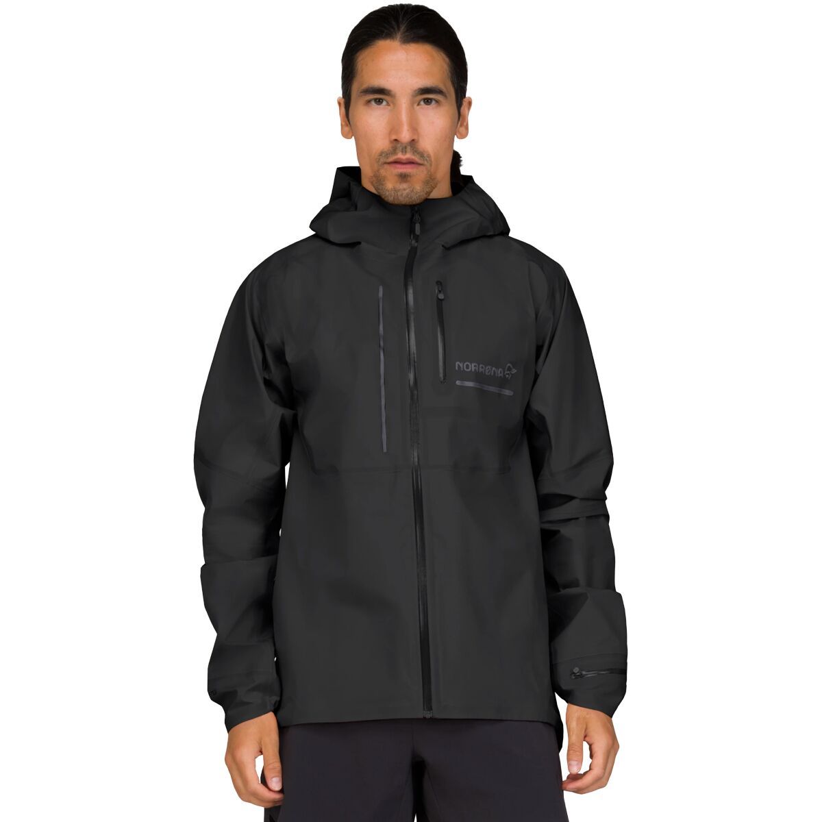 

Куртка Senja gore-tex Norrona, цвет caviar