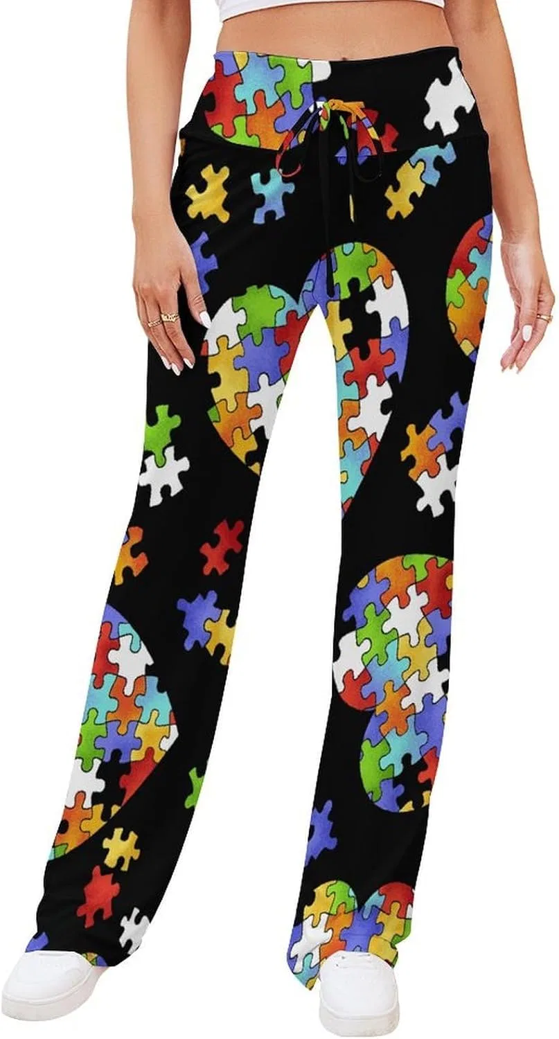 Женские спортивные штаны Puzzle свободного кроя для йоги, брюки-джоггеры, спортивные штаны для бега и тренировок