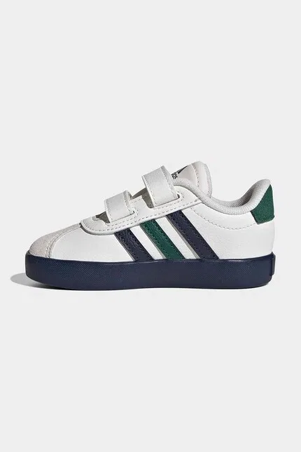 Кроссовки детские VL Court 3.0 Adidas, белый — фото 4
