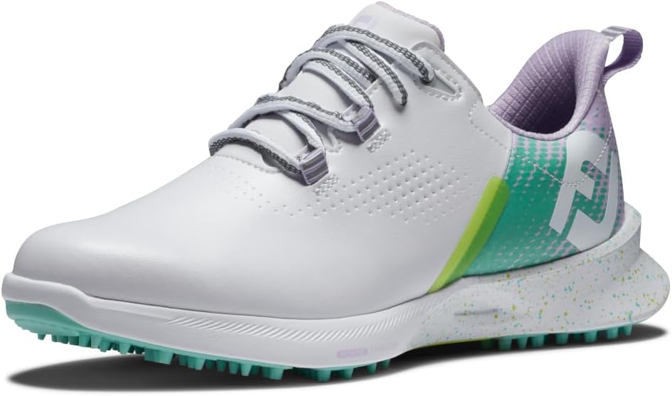 

Женские гольф-кроссовки FootJoy FJ Fuel прошлых сезонов, белый/зеленый/сиреневый