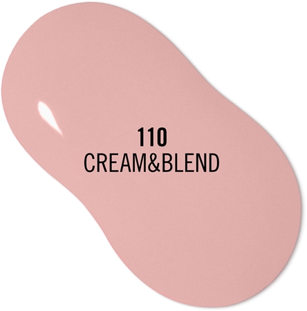 Гибридный лак для ногтей без использования уф/светодиодной лампы Rimmel Super Gel, 110 Cream & Blend 12 ml — фото 3