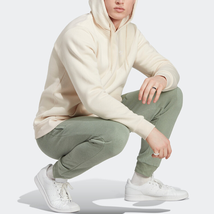 ESSENTIALS Трикотажные спортивные штаны мужские Dusty Green Adidas Originals, зеленый — фото 3