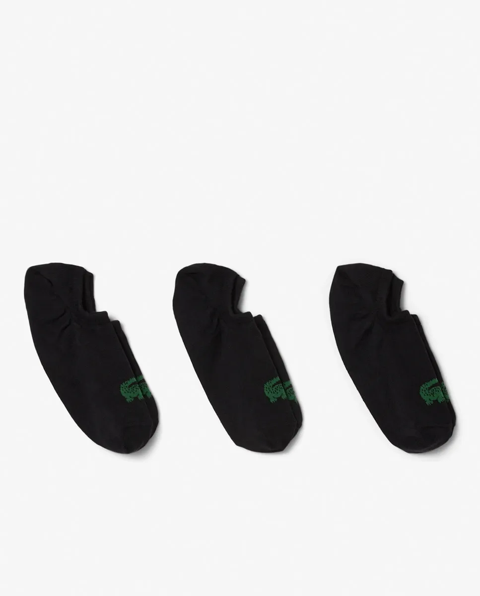 

Упаковка из 3 спортивных носков с логотипом Lacoste, черный